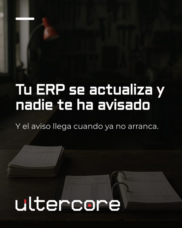 Publicación de muestra de UlterCore: fotografía oscura con un titular encima.